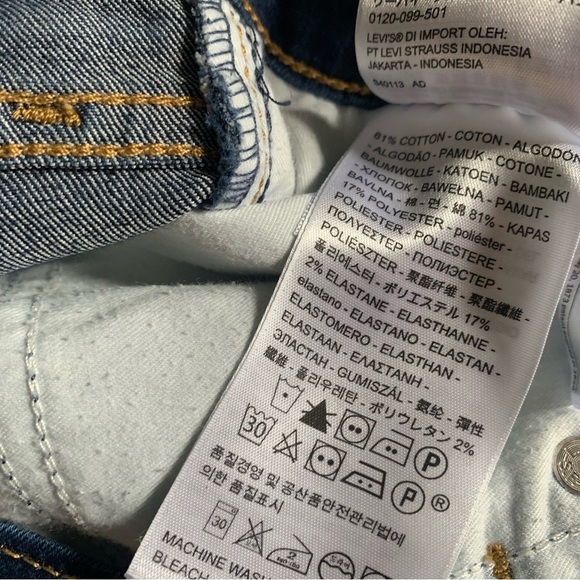Women’s Levi’s 311 shaping skinny jeans size 30 - Picture 15 of 15